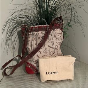 Loewe Red and Brown Women's Bag
